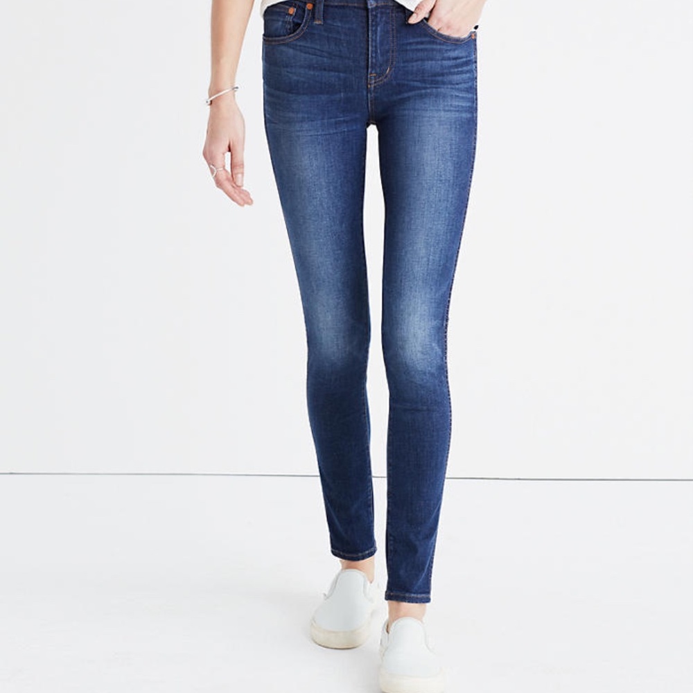 Madewell 9" High Rise  Skinny Jeans 30 Tall